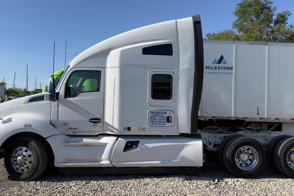 Frontline Freight Kenworth tractor and trailer